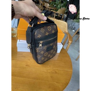 Túi đeo chéo Lv nam mini cao cấp