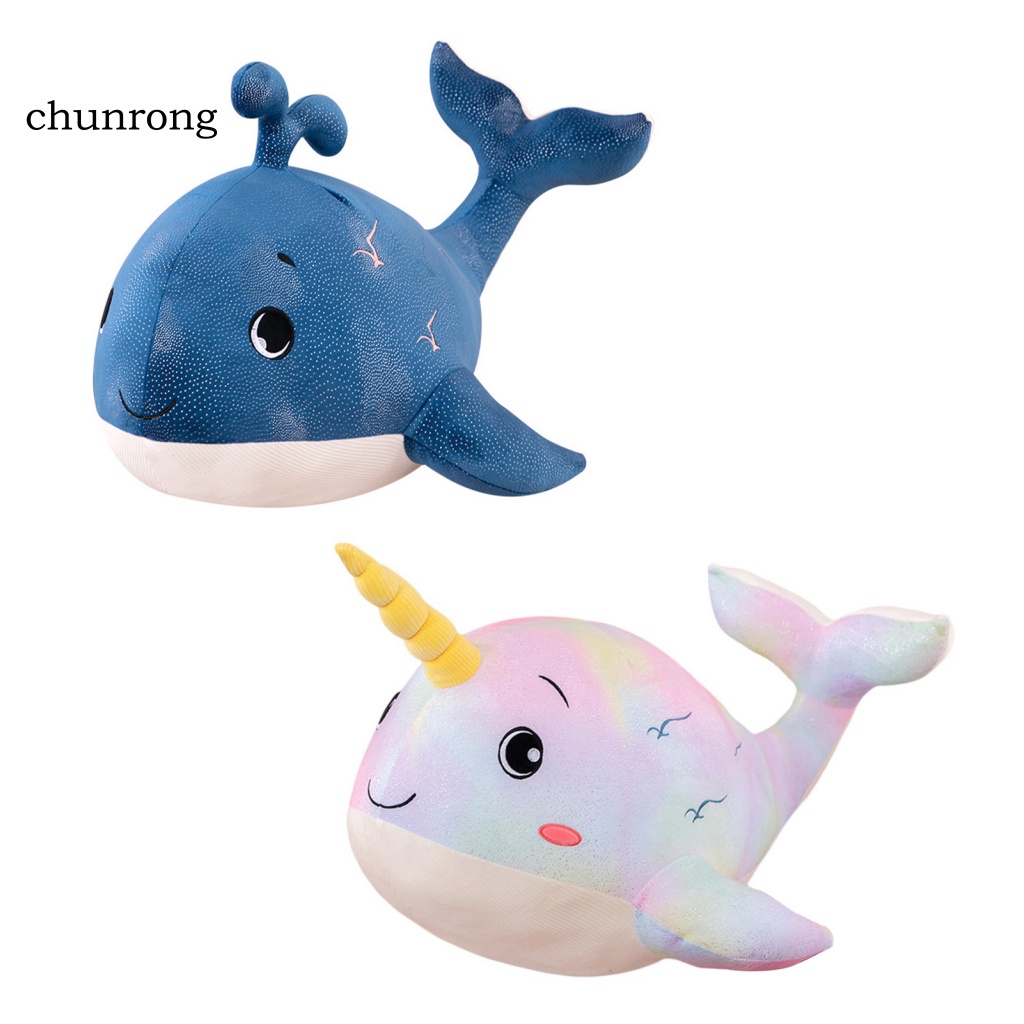 Cr Gối Ôm Hình Cá Voi Nhồi Bông Đáng Yêu 30 / 50cm