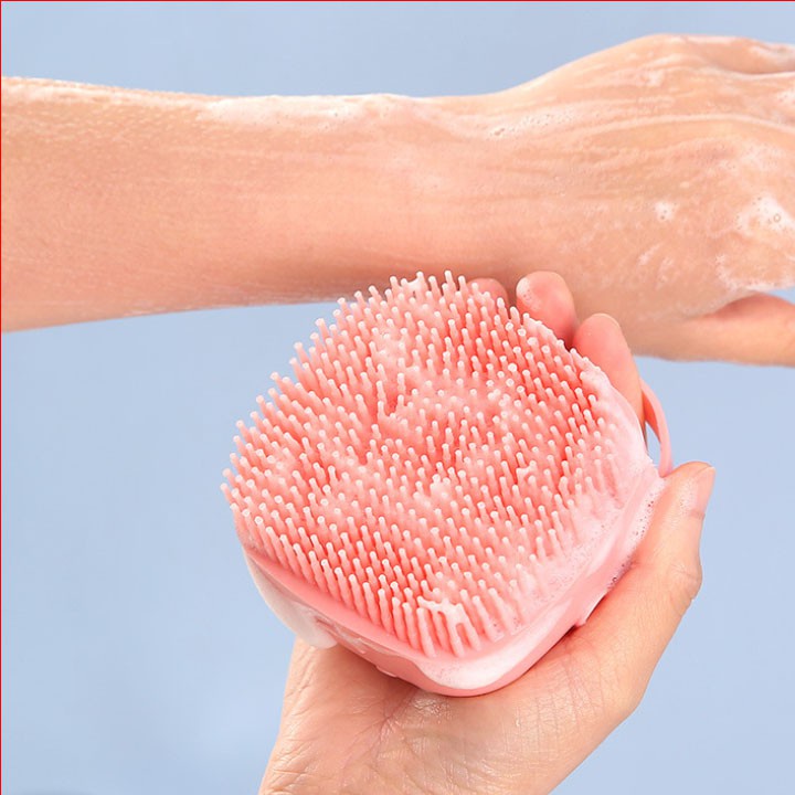 Bông Tắm Silicone Tạo Bọt Massage Tẩy Tế Bào Chết Mềm Mại H175-B
