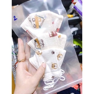 Khẩu trang xô Muslin cho bé