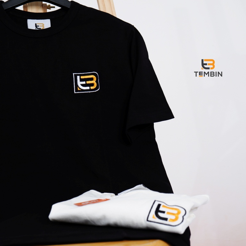 Áo Thun TEMBIN - Basic Trắng Đen - Cotton - Local Brand