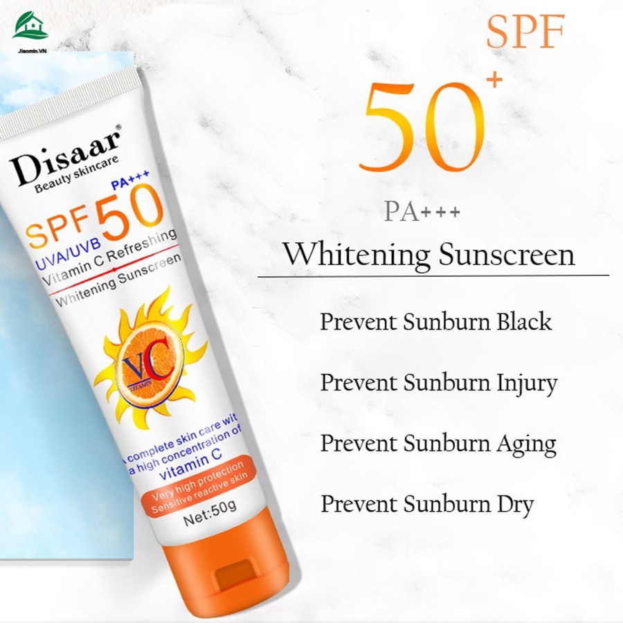 Kem chống nắng body Và Tia UV SPF50 + Giúp Dưỡng Ẩm Và Làm Trắng Da Hiệu Quả