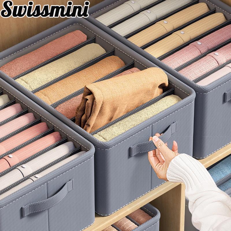 Hộp vải đựng quần áo chia ngăn Khung Cứng Living C, túi đựng quần áo chia ngăn gọn gàng