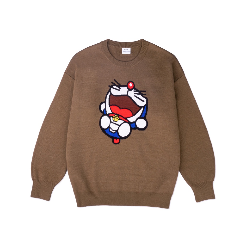 Áo Sweater Len Levents Doraemon/ Brown