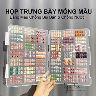 Hộp Trưng Bày Móng Mẫu | Bảng Màu Chống Bụi Bẩn & Chống Nước