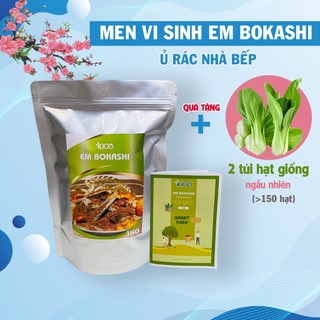 Men vi sinh em bokashi kico 1kg - ủ rác nhà bếp thành phân hữu cơ