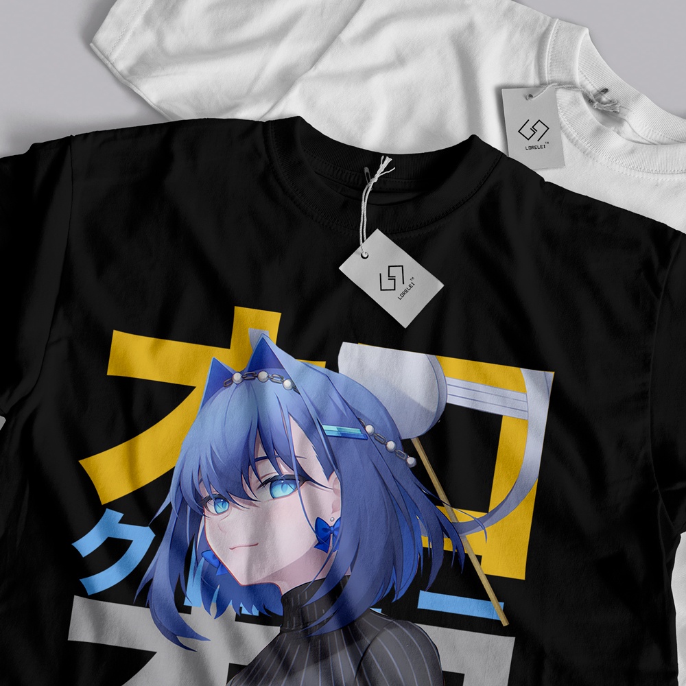 Áo thun Hololive Gawr Gura Chibi ngắn tay