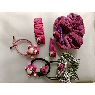 SET CỘT TÓC 7 CHI TIẾT GẤU DÂU