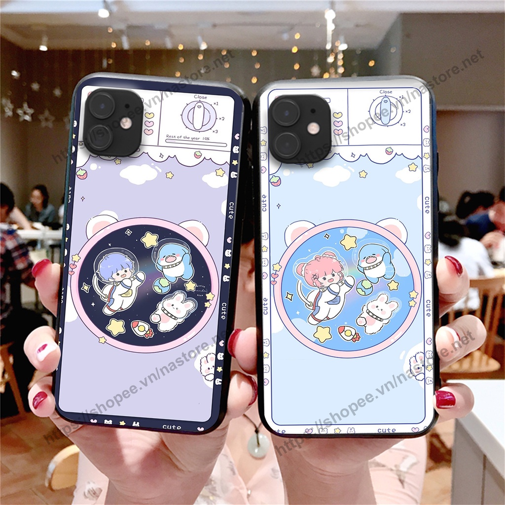 Ốp lưng Iphone 11-IPHONE 11 PRO-IPHONE 11 PRO MAX cute,phi hành gia cute 3d cute giá rẻ