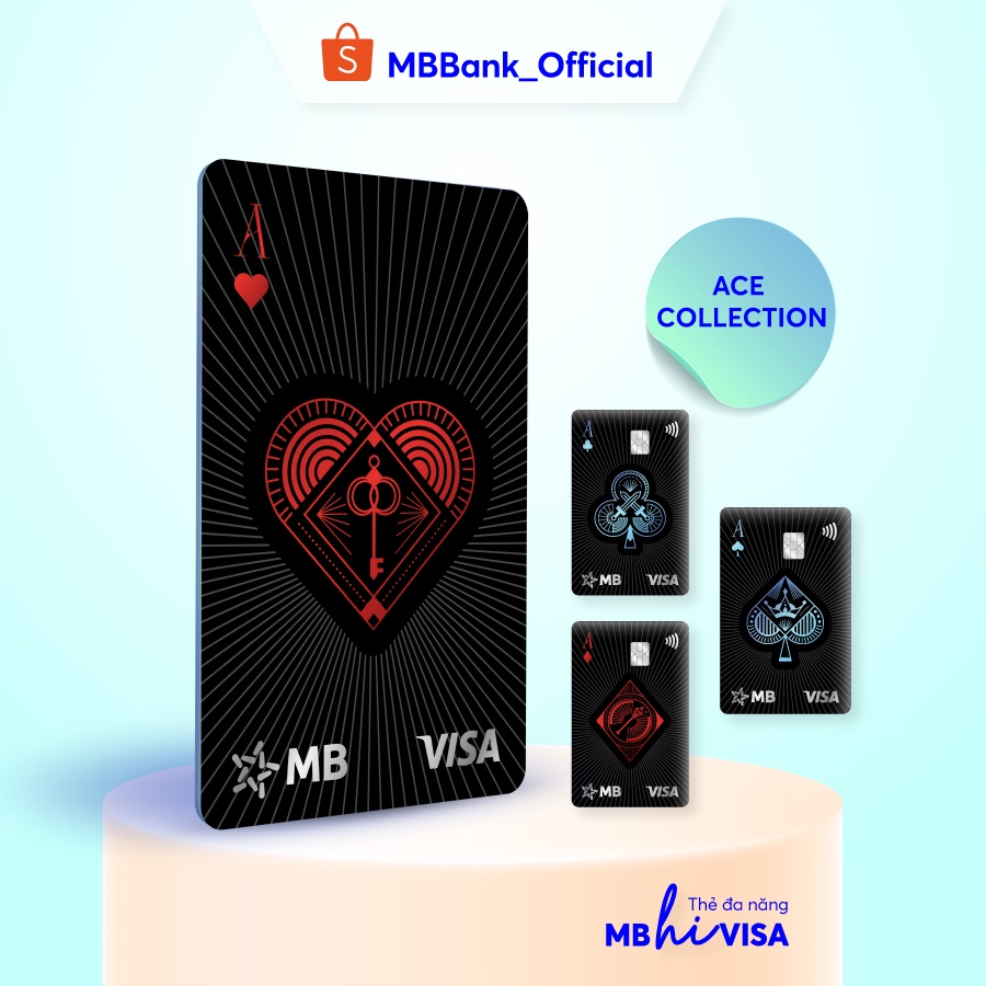  Dịch vụ phát hành thẻ MB Hi Visa Collection - Bộ sưu tập ACE Collection