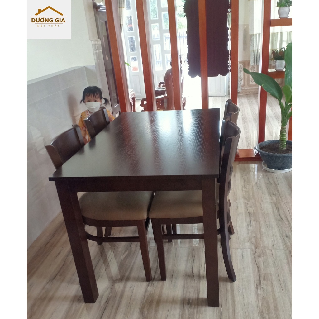 [Freeship Sài Gòn] Bộ bàn ăn 4 ghế cabin ,bàn gỗ - ghế gỗ