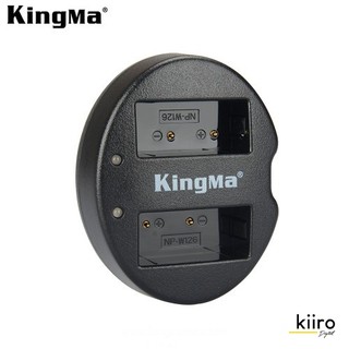 Sạc pin đôi np-w126 kingma for fuji