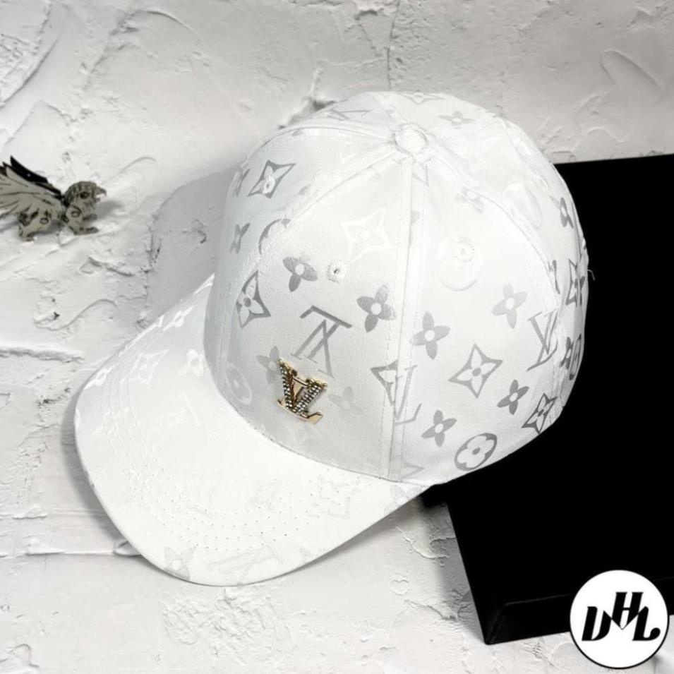 NÓN MŨ LƯỠI TRAI SNAPBACK LOGO LV HỌA TIẾT IN BÓNG CỰC ĐẸP