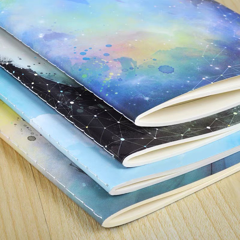 Sổ Ghi Chép Khâu Gáy Khổ A5 80 Trang Kẻ Ngang Deli