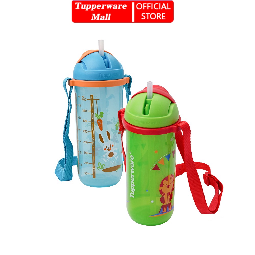 Bình nước có ống hút Tupperware Kiddos Tumbler Circus 500ml