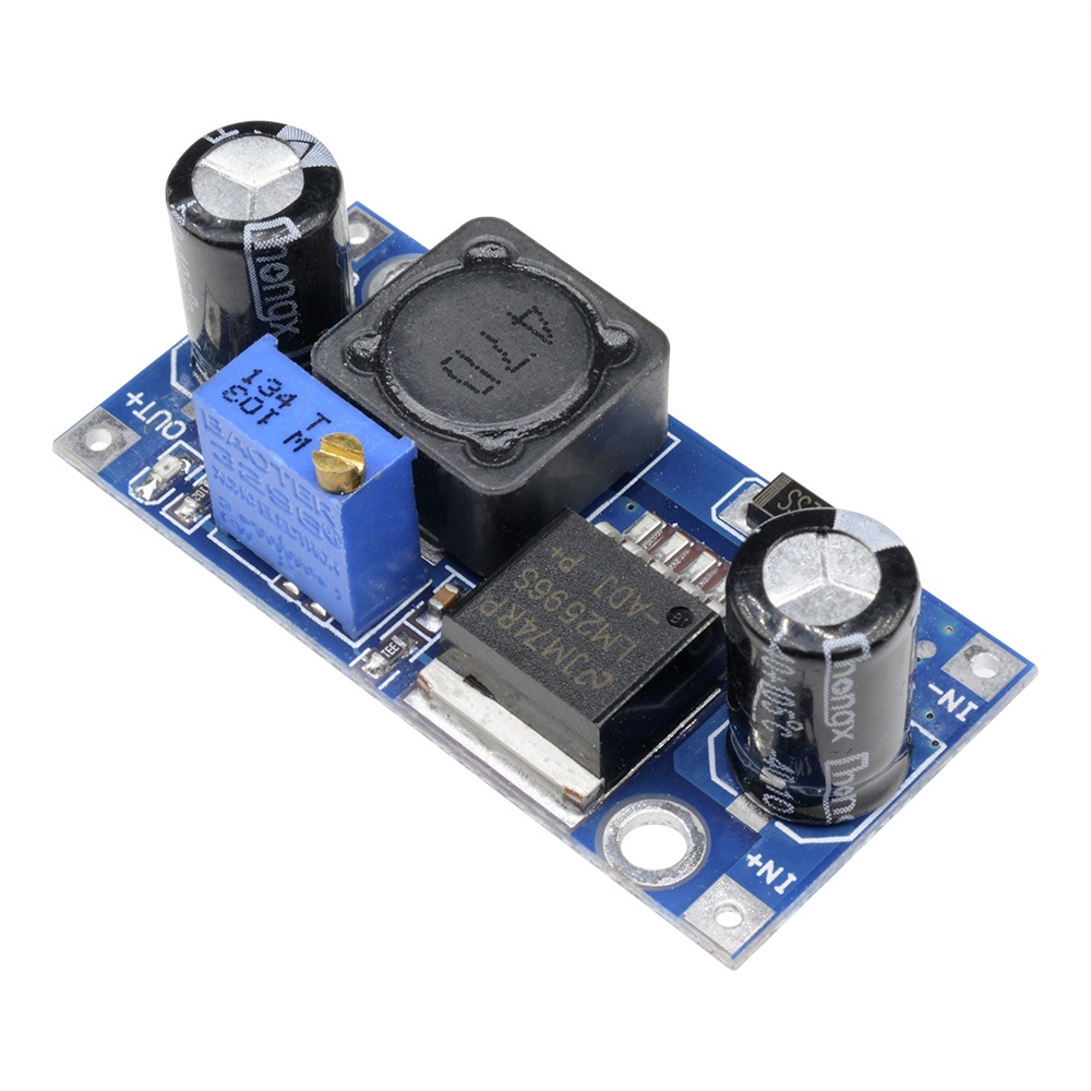 Mô đun hạ áp PCBFUN LM2596 buck DC-DC cấp nguồn đầu ra 1.23V-30V đầu vào 4V-35V