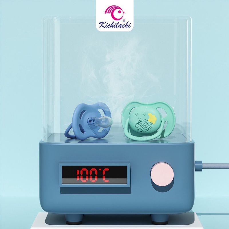 Ty ngậm đêm Kichilachi ultra night cho bé 0-6 tháng, Ty ngậm silicone siêu mềm