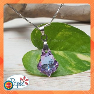 Mặt dây chuyền pha lê Swarovski hình giọt nước cạnh