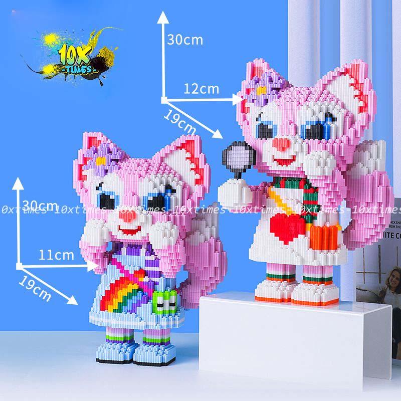 combo 2 gấu thỏ, gấu dâu, cáo (tặng búa + 1 con nhỏ)