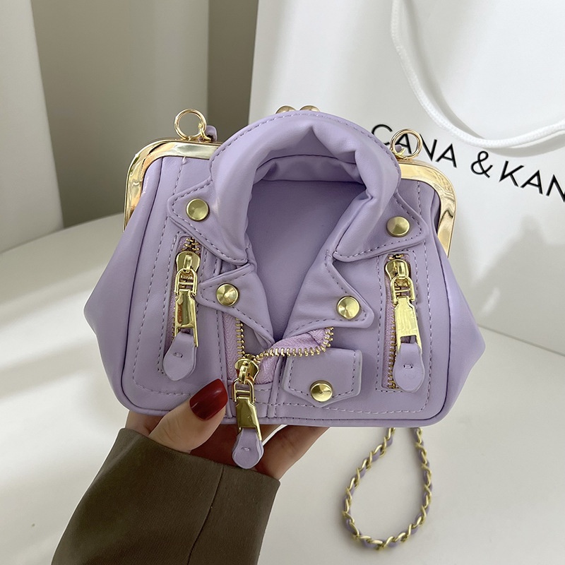 Túi Đeo Vai Hình Vuông Cỡ Nhỏ Phối Dây Đeo Sợi Xích Thời Trang Cho Nữ