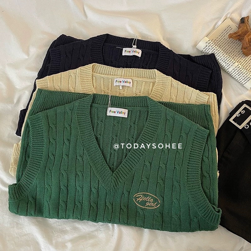 Gile trơn thêu logo