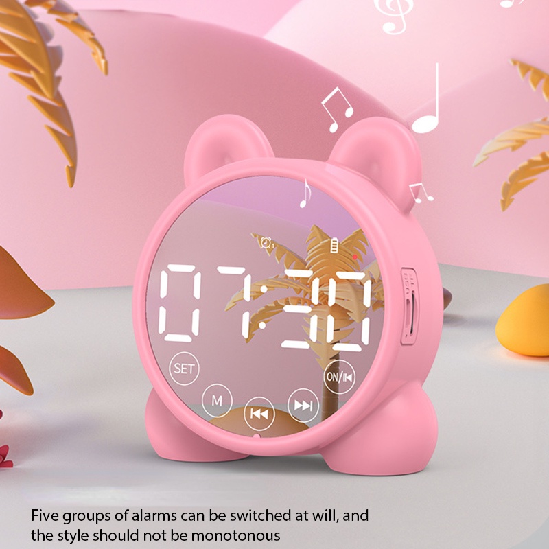 Loa Bluetooth Không Dây Nhỏ Gọn Có Đồng Hồ Báo Thức Để Bàn Hỗ Trợ Thẻ TF / Điện Thoại Di Động Phổ Biến Bán Chạy Nhất | BigBuy360 - bigbuy360.vn