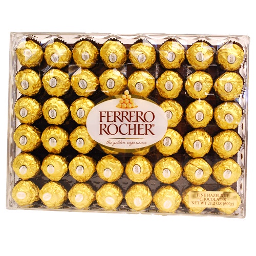 Rocher 48 viên hộp mica vuông / Hộp 16 viên- nội địa Đức