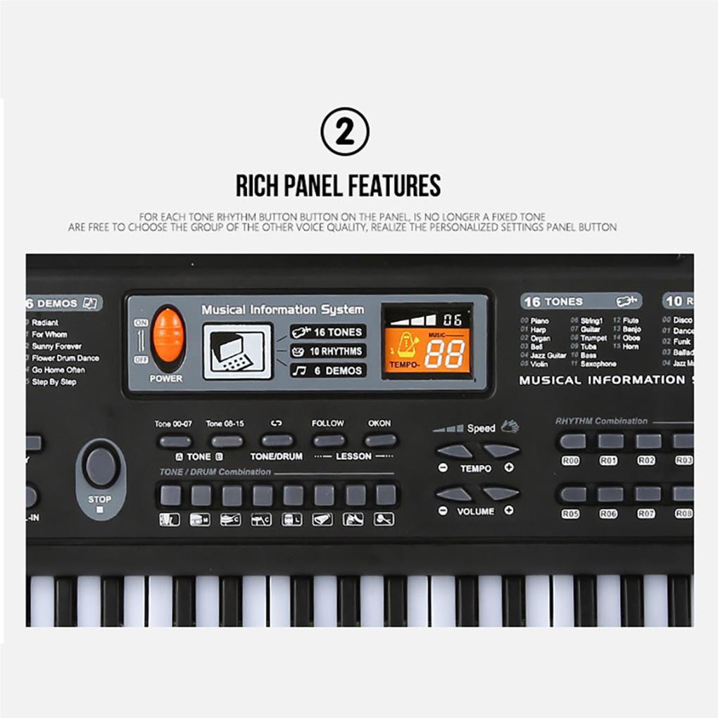 Đàn Piano Điện 61 Phím Đa Năng Cho Bé