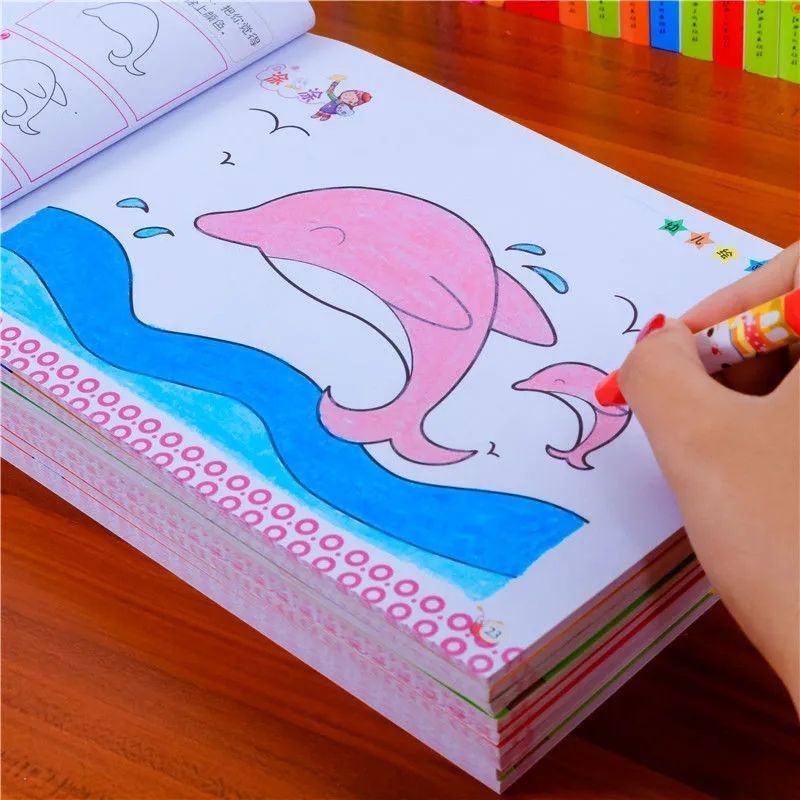Sách Tô Màu Thủ Công Dành Cho Trẻ Mẫu Giáo 2-6 Tuổi