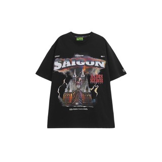 Áo Thun HADES SAI GON Tay Lỡ Spire Kèm tag , Tee Áo Phông Local Brand Handes Sài Gòn Form Rộng Full Tag  Nam Nữ SATO tag