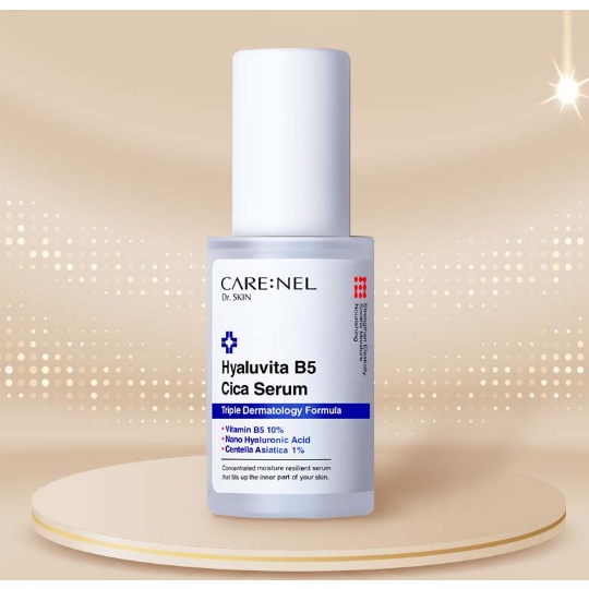 [ CHÍNH HÃNG] Tinh chất rau má vitamin b5 mờ thâm làm dịu và trắng sáng da Carenel Hyaluvita B5 Cica Serum 30ml