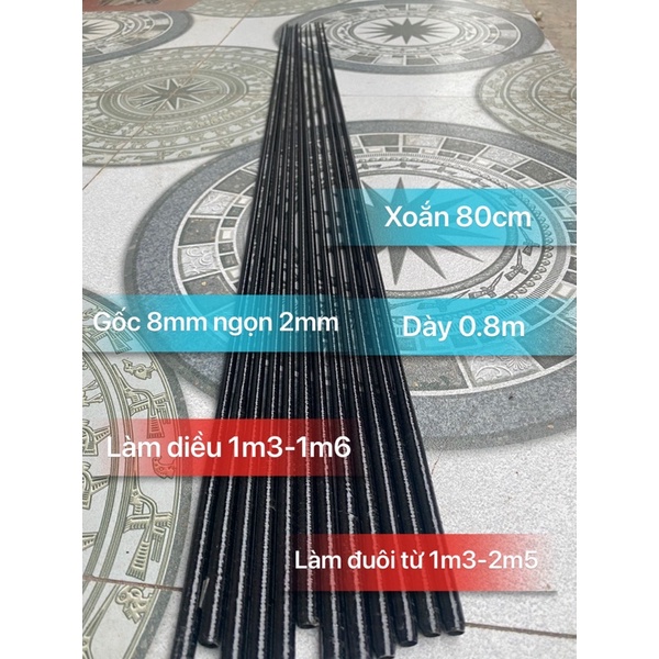 Cacbon làm diều mini - 80cm và 95cm siêu rẻ