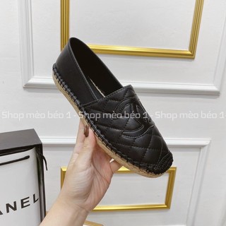 Giày slip on cn trần chỉ đế cói dáng basic fullbox