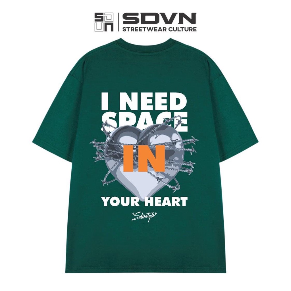 Áo Thun Unisex form rộng - Brand Chính Hãng SDVN - YOUR HEART