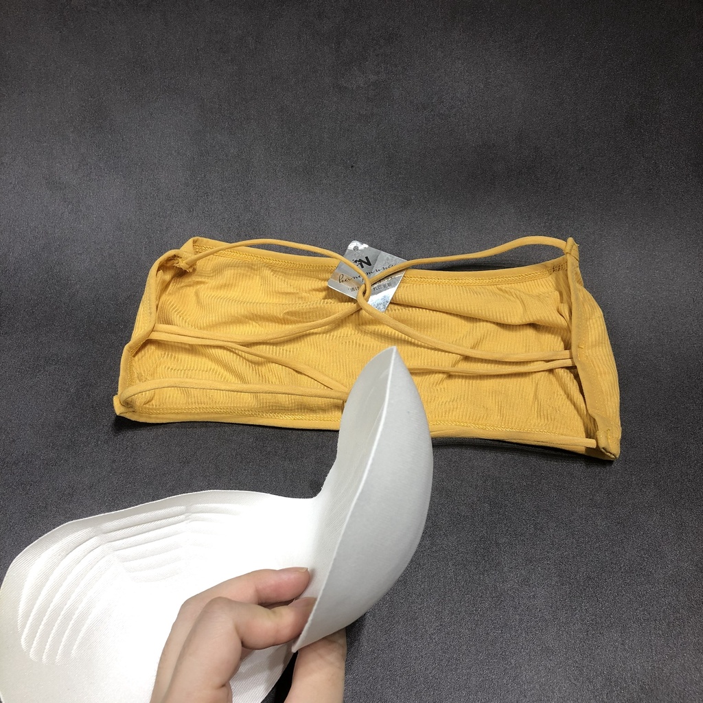 Áo bra quây cúp quai ngang mặc hở vai kèm mút ngực