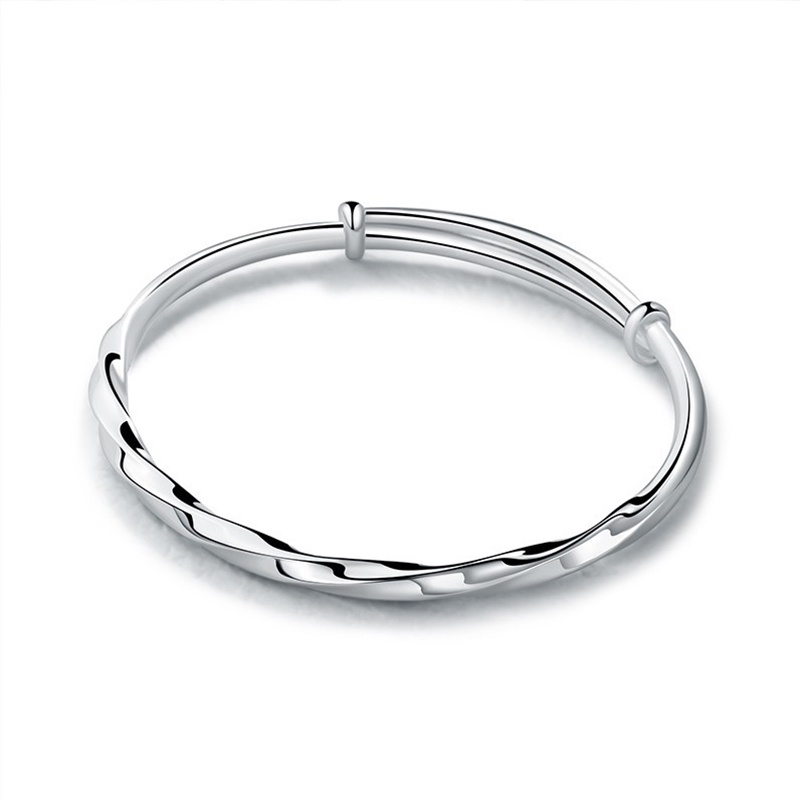 Vòng Đeo Tay Dạng Xoắn Mobius Phong Cách Mới Đơn Giản Ins Niche Thiết Kế Hình Tròn Gợn Sóng Không Đầu Trái Tim