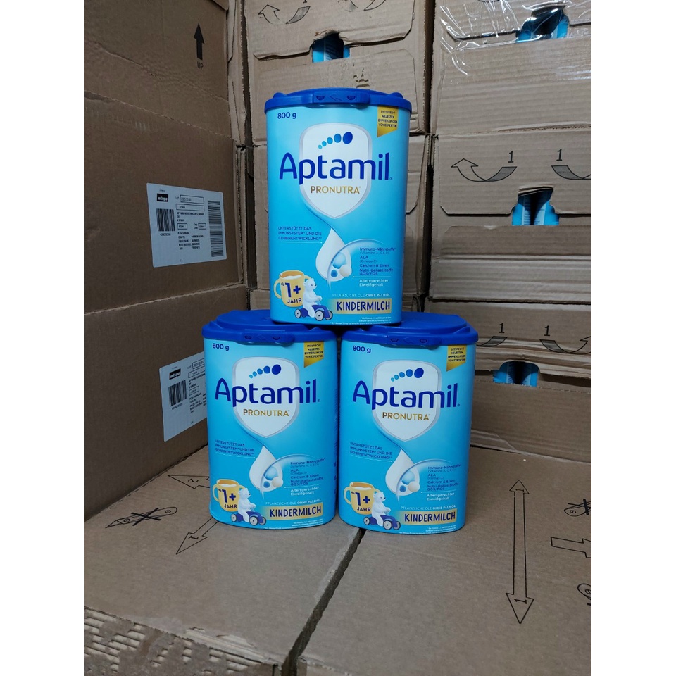 Sữa Aptamil Đức Kindermilch 1+ và 2+ loại 800g Aptamil Đức Hàng Nội Địa