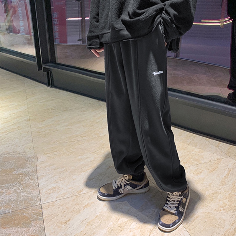 Ielgy Quần Legging Thể Thao Rộng Dày Của Nam Giới