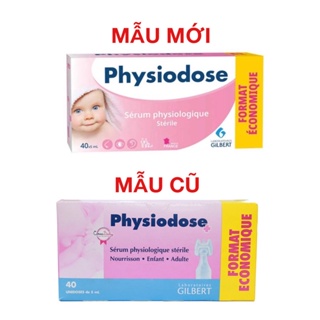 Nước muối physiodose  hộp 40 ống 5ml - mẫu mới - ảnh sản phẩm 2