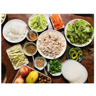 (Loại ngon) Combo 5 xấp Bánh tráng mỏng Củ Chi xấp khoảng 80 cái