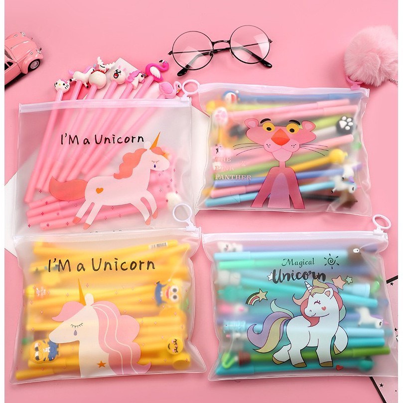 Set 20 cây bút bi Ngộ Nghĩnh hình thú cute đáng yêu dễ thương