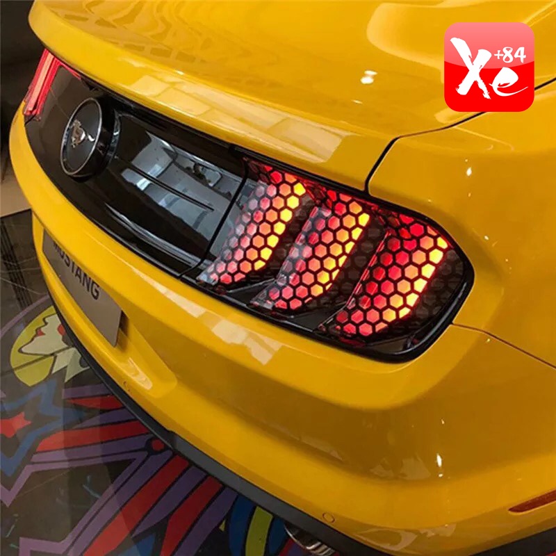 Decal trang trí đèn hậu