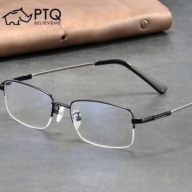 Kính Đọc Sách Bảo Vệ Bằng Titan Kim Loại Chống Tia UV Dễ Nhìn Xa Và Gần PTQ