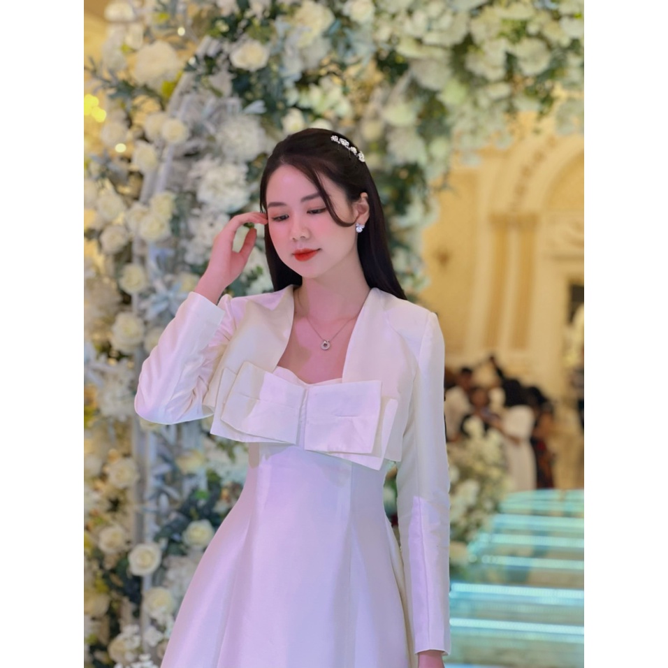 Set Tafta Cao Cấp Phối Nơ Xinh BY FELI
