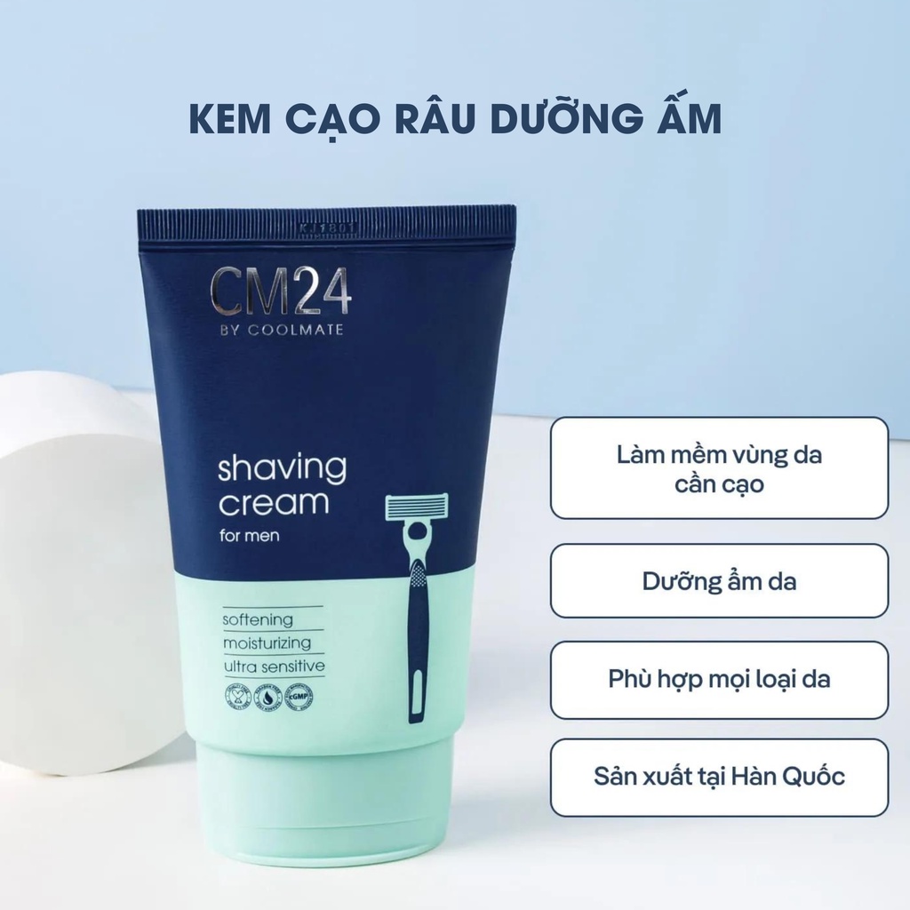 Mua Bộ cạo râu Shaving Kit cho nam (tay cầm kim loại + dao cạo + kem ...