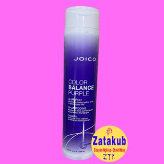 Dầu Gội Joico Bổ Sung Sắc Tố Tím Và Khử Ánh Vàng Cho Tóc Nhuộm Tone Lạnh Color Balance Purple Shampoo 300ml