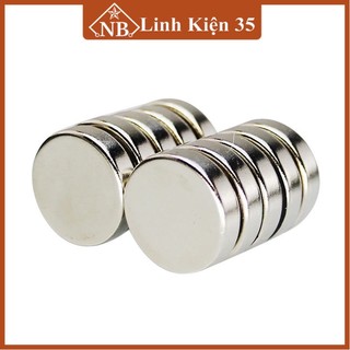 Bộ 10 viên nam châm đất hiếm 8x2mm (từ tính hút cực mạnh)