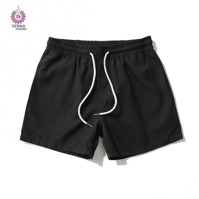 Quần Short Unisex Kaki Form Trên Gối Slimf Full Size