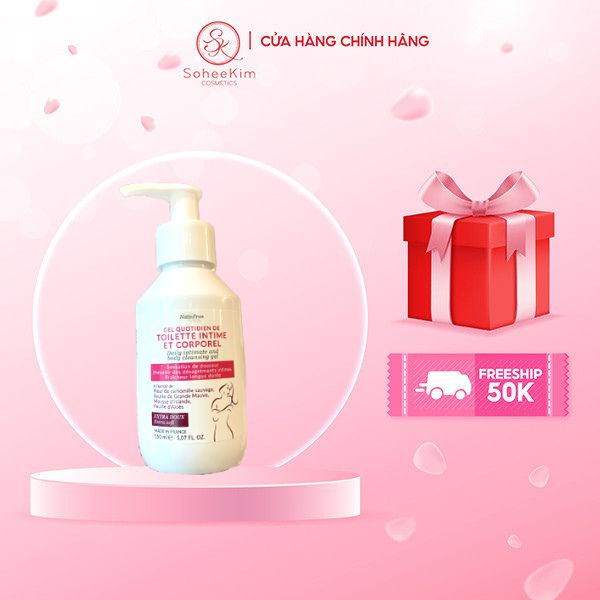 Dung dịch vệ sinh Natinfran Daily Intimate, Dung dịch vệ sinh phụ nữ hàng ngày làm sạch dịu nhẹ 150ml