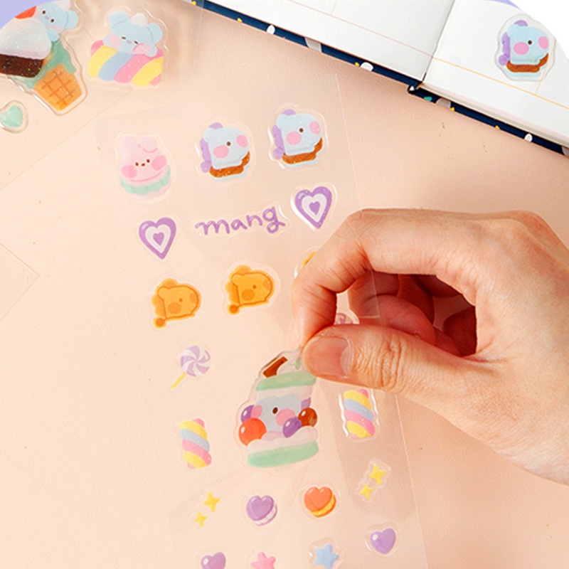 B 'Bt21 Jelly Sweetie Hình Dán Hàng Chính Thức'